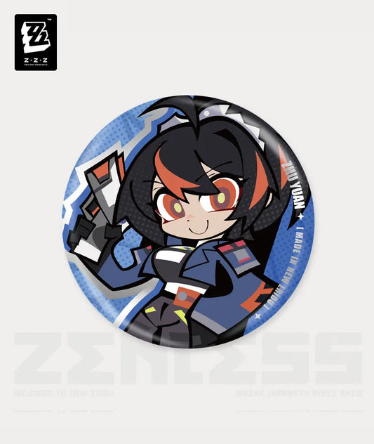 [Official Merchandise] Zenless Zone Zero New Eridu Series NEPS Chibi Tinplate Badge