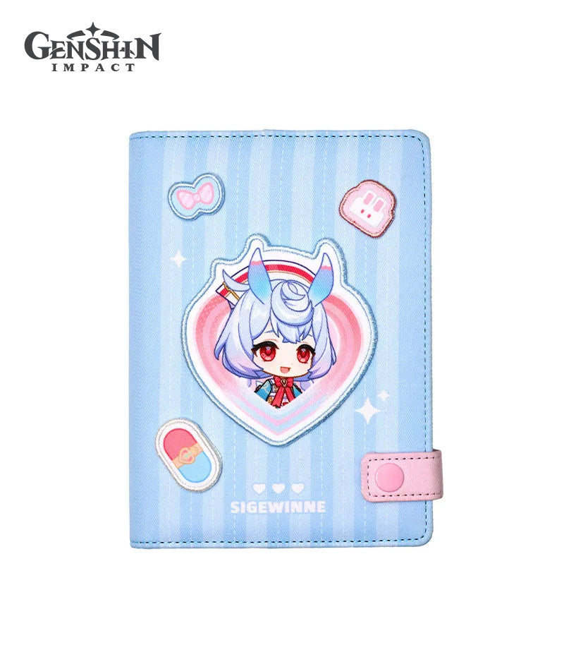 Genshin Impact Sigewinne Daily Thoughts Notebook & Acrylic Clips
