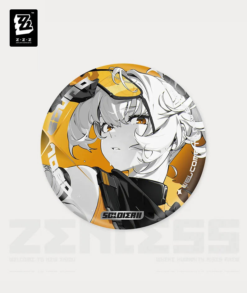 [Official Merchandise] Zenless Zone Zero Mindscape Cinema Art Obol Squad Characters Badges