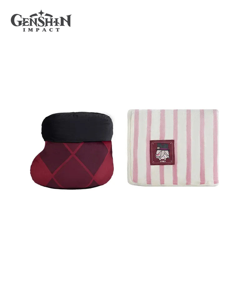 Genshin Impact House of the Hearth Winter Pillow & Blanket Set