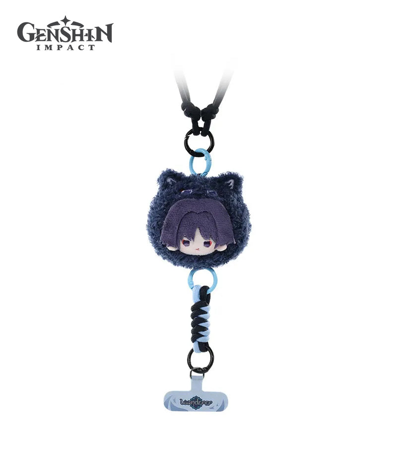 Genshin Impact Aurora Party Plush Phone Lanyard