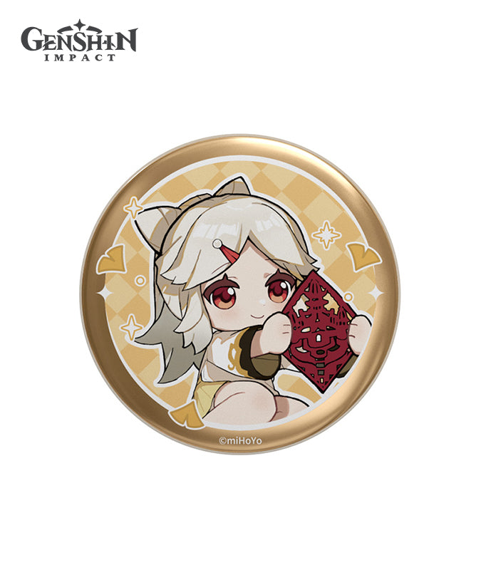 Genshin Impact Childhood Dreams Chibi Character Badge