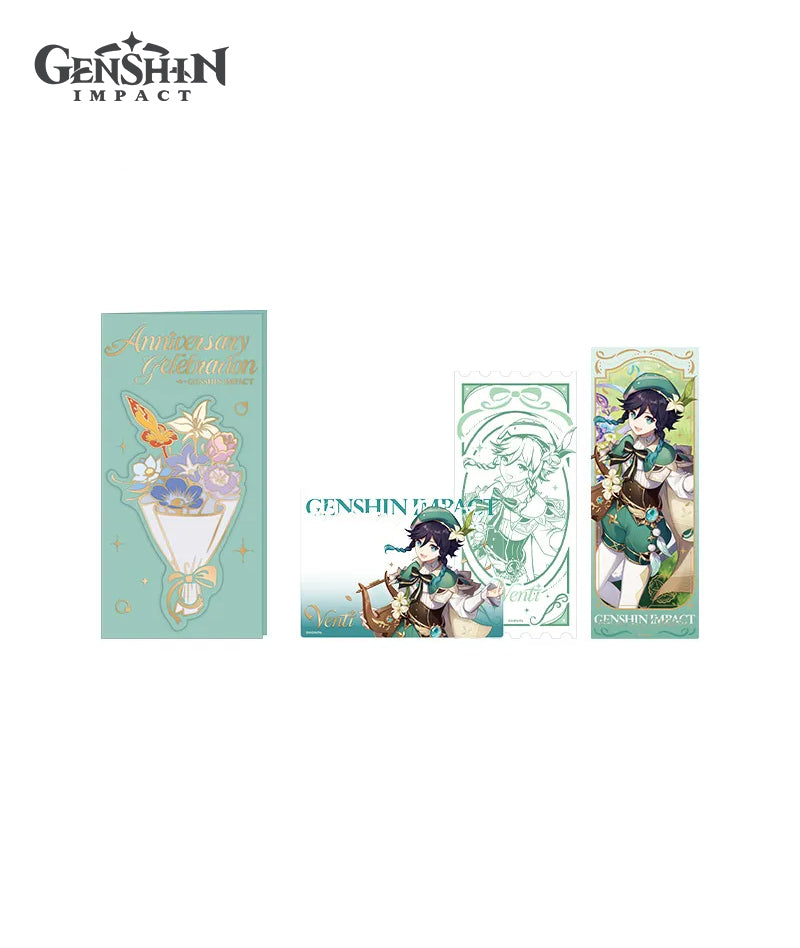 [Official Merch] Genshin Impact 5th Anniversary Commemorative Ticket Set