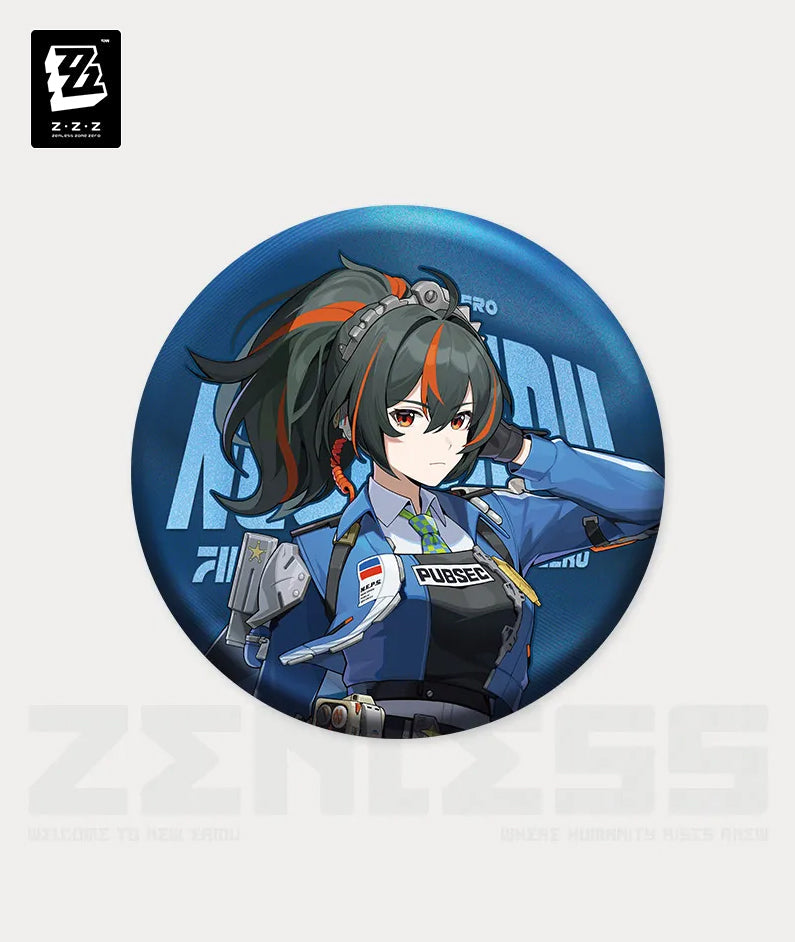 [Official Merchandise] Zenless Zone Zero NEPS Character Tinplate Badge