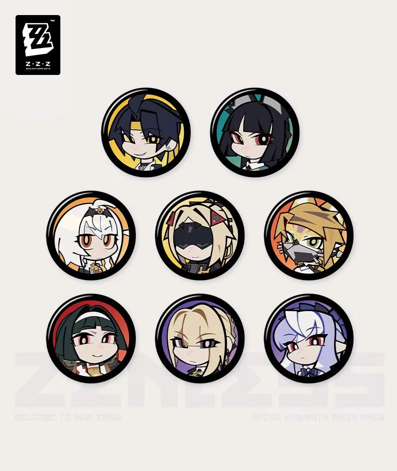 [Official Merchandise] Zenless Zone Zero Excellent Affinity Agent Avatar Mini Badge Blind Box Vol. 4