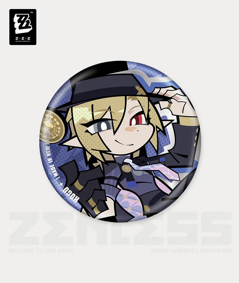 Zenless Zone Zero New Eridu Series Mockingbird Chibi Badges