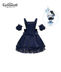 Genshin Impact Furina Impression Clothing Fishbone Strap Dress
