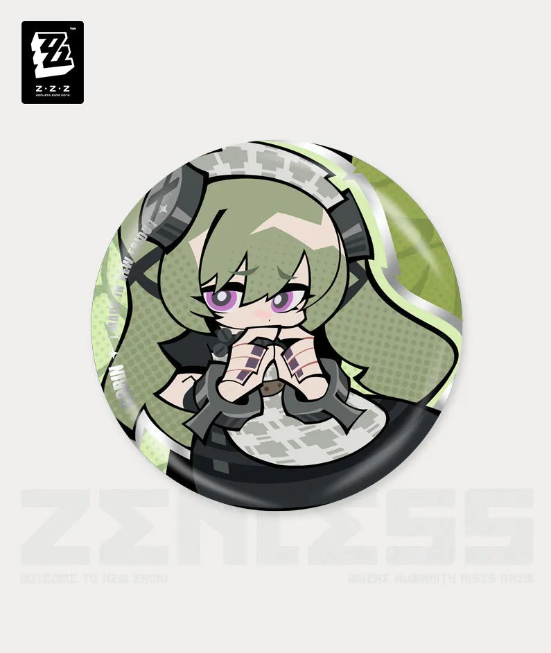 [Official Merchandise] Zenless Zone Zero New Eridu Series Victoria Housekeeping Chibi Tinplate Badges