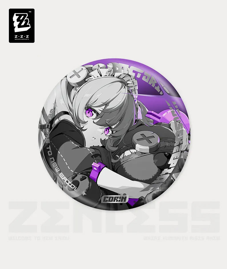 [Official Merchandise] Zenless Zone Zero Mindscape Cinema Art Victoria Housekeeping Characters Badges