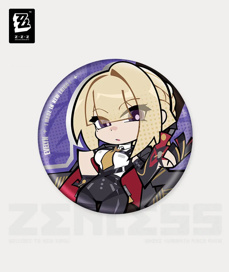 [Official Merchandise] Zenless Zone Zero New Eridu Series Stars of Lyra Chibi Badges