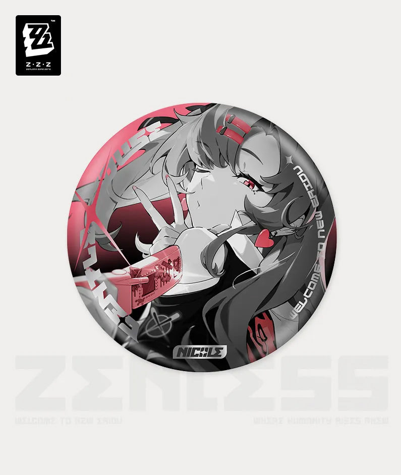 [Official Merchandise] Zenless Zone Zero Mindscape Cinema Art Cunning Hares Characters Badges