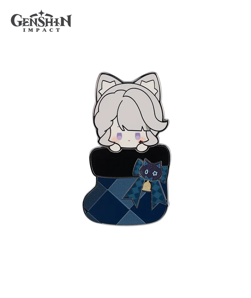 [Official Merchandise] Genshin Impact House of the Hearth Winter Metal Badge