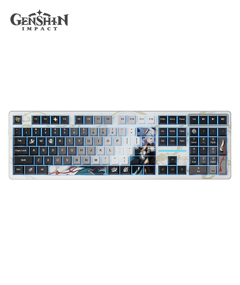 [Official Merchandise] Genshin Impact Shenhe Lonesome Transcendence Mechanical Keyboard