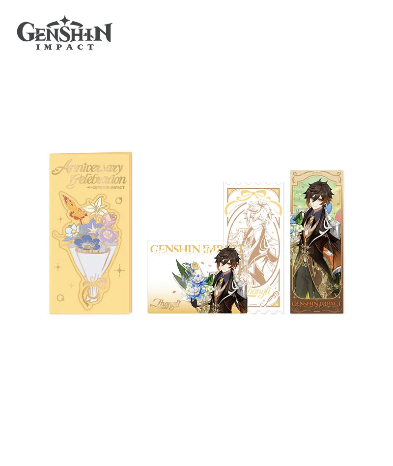 [Official Merch] Genshin Impact 5th Anniversary Commemorative Ticket Set