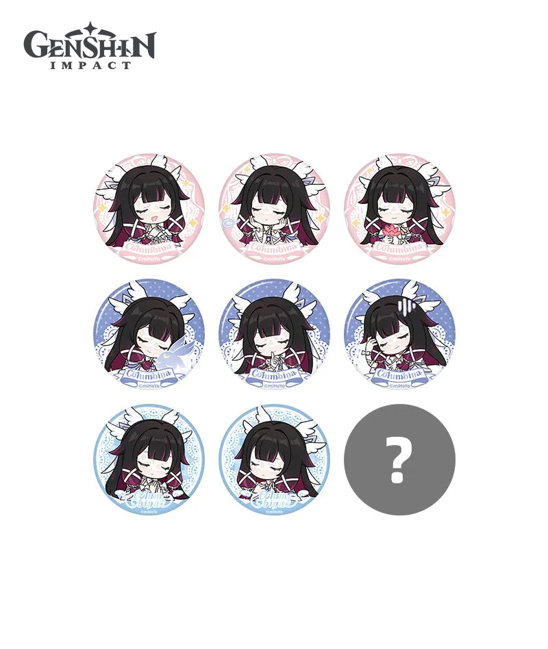 [Official Merch] Genshin Impact Columbina Blessing of the New Moon Badge Blind Box