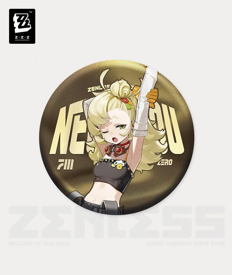 Zenless Zone Zero Sons of Calydon Character Tinplate Badge