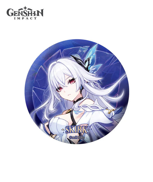 [Official Merchandise]  Genshin Impact Skirk Void Star Badge & Acrylic Stand