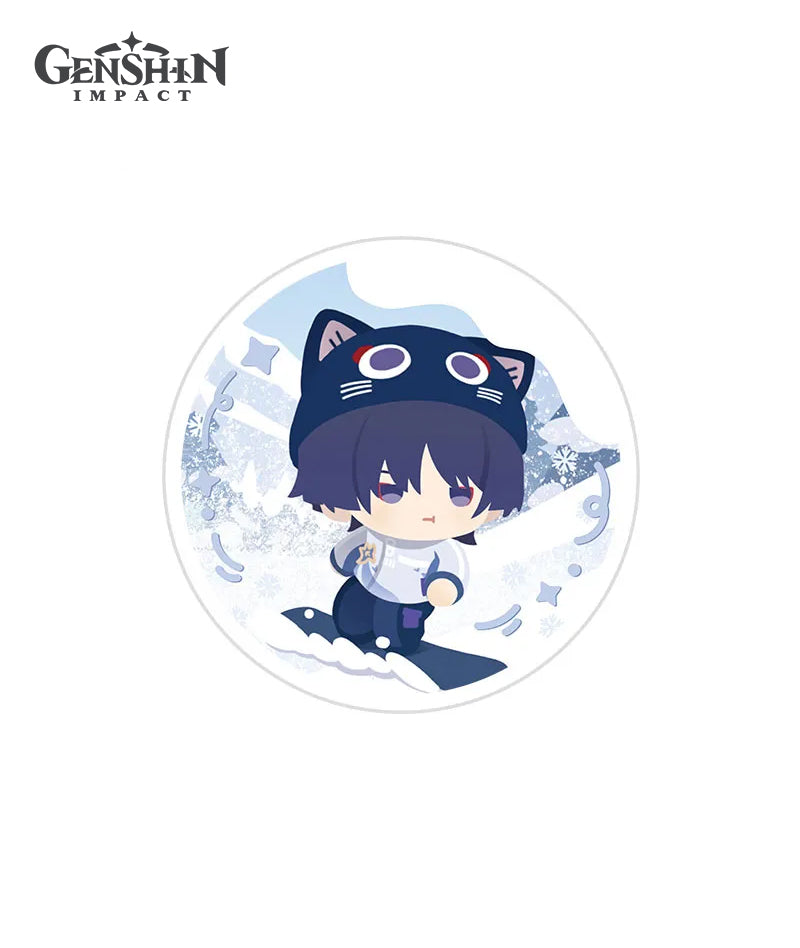 Genshin Impact Aurora Party Glitter Phone Stand
