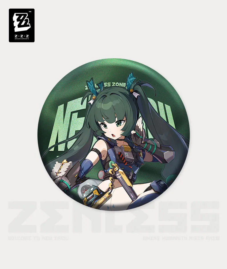 [Official Merchandise] Zenless Zone Zero NEPS Character Tinplate Badge