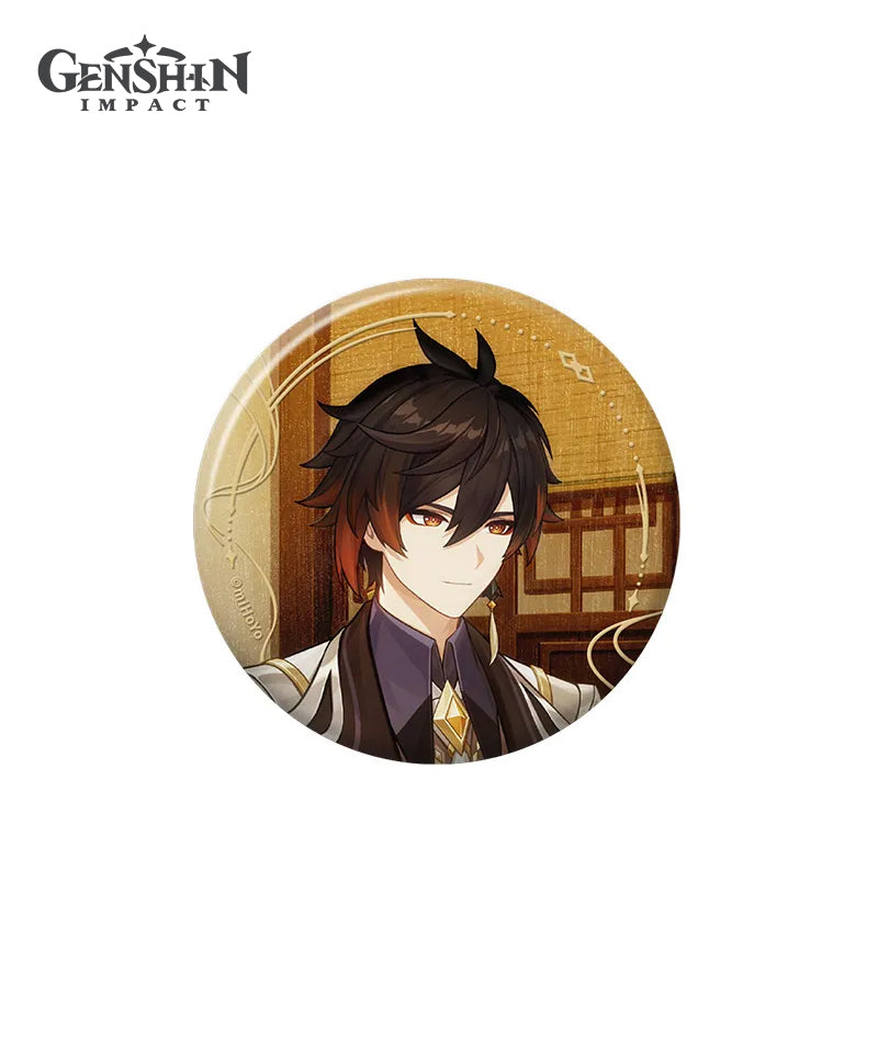 [Official Merch] Genshin Impact The Long Way Home Badge & Photo Card Charm