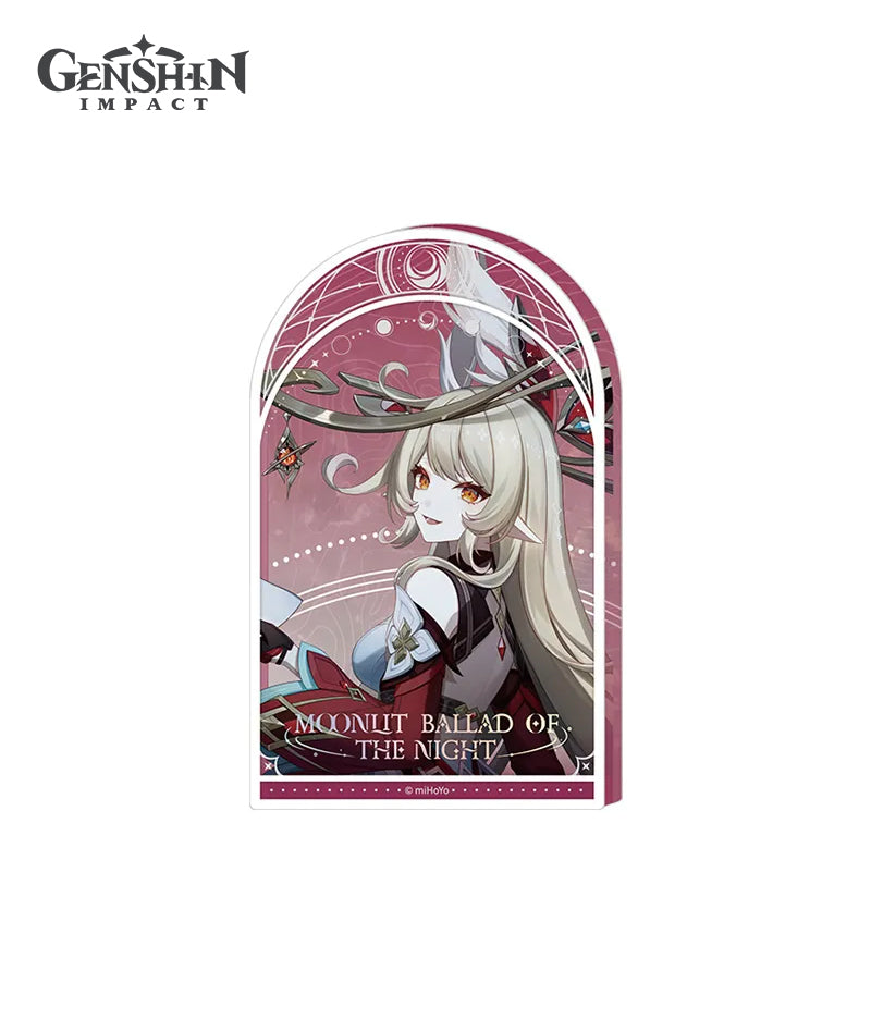 Genshin Impact Moonlit Ballad of The Night Acrylic Block