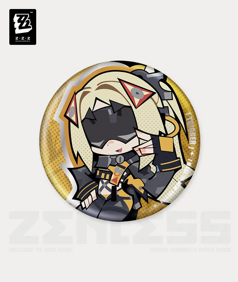 Zenless Zone Zero New Eridu Series Obol Squad Chibi Badges
