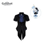 [Official Merchandise] Genshin Impact Furina Impression Clothing Short-Sleeve Cinched Waist Shirt
