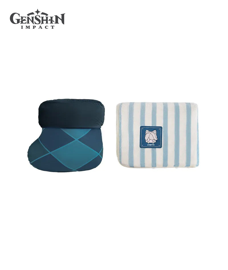 Genshin Impact House of the Hearth Winter Pillow & Blanket Set