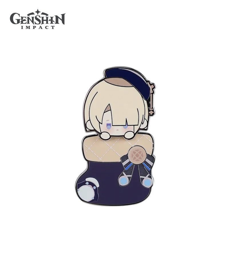 [Official Merchandise] Genshin Impact House of the Hearth Winter Metal Badge