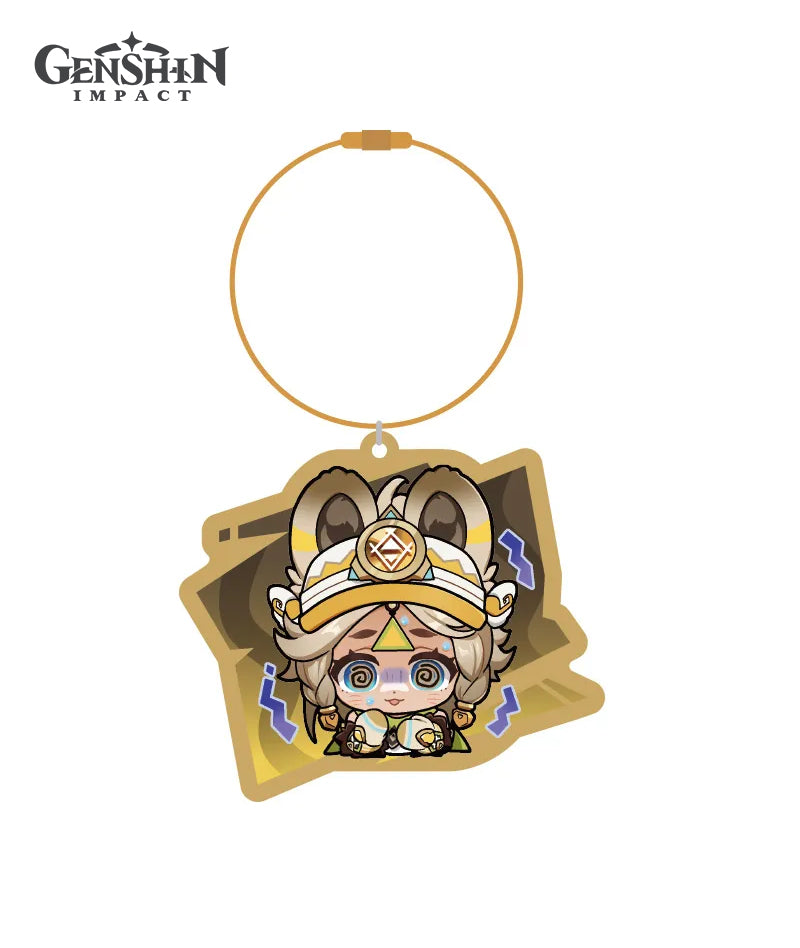 [Official Merchandise] Genshin Impact Natlan Chibi Character Expression Series Acrylic Keychain