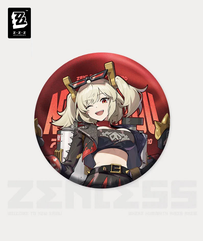 Zenless Zone Zero Sons of Calydon Character Tinplate Badge