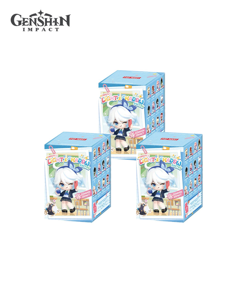 [Official Merch] Genshin Impact Pop Mart Academy's Light & Shadow Poetry Chibi Figure Blind Box