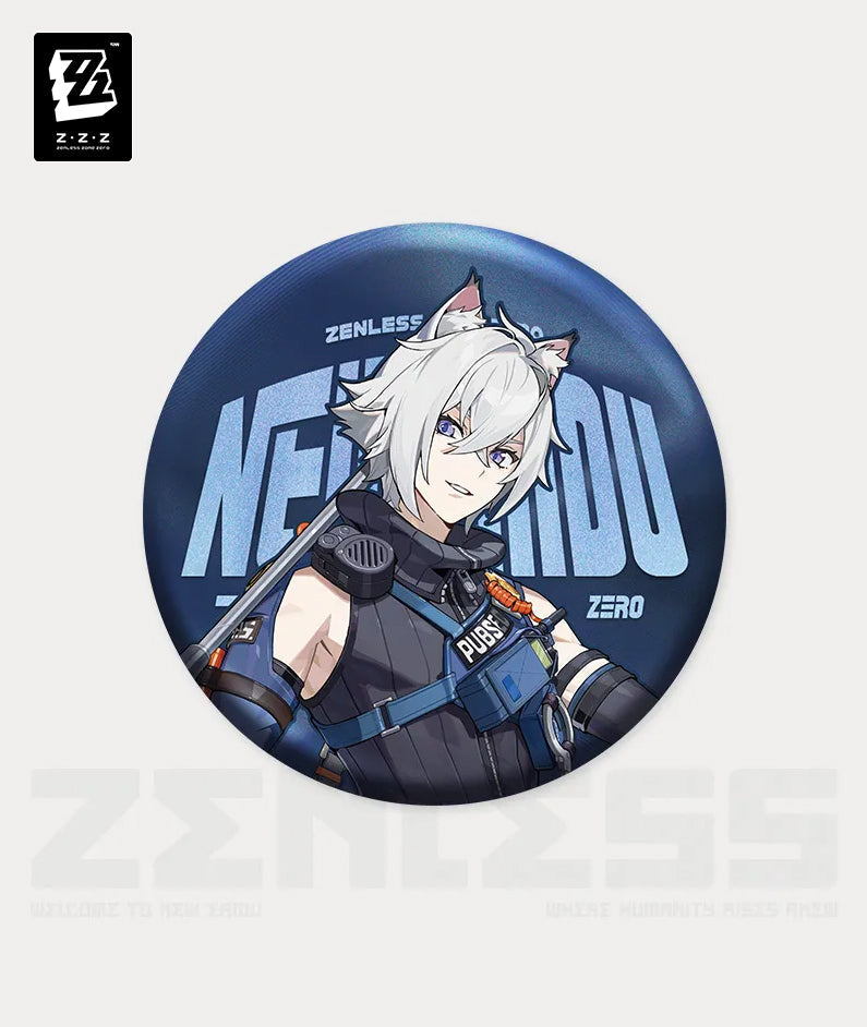 [Official Merchandise] Zenless Zone Zero NEPS Character Tinplate Badge