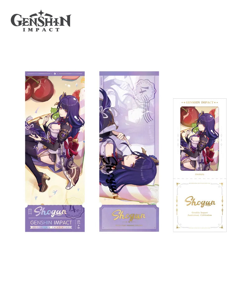 [Official Merchandise] Genshin Impact 4th Anniversary Commemorative Ticket Set