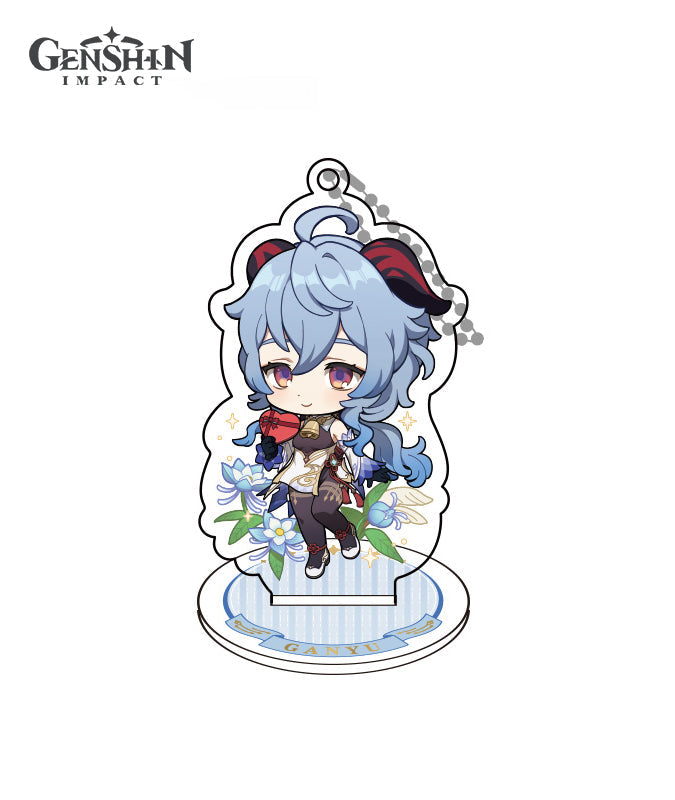 [Official Merchandise] Genshin Impact Destined Courtesy Series: Pillow, Badge & Hangable Stand