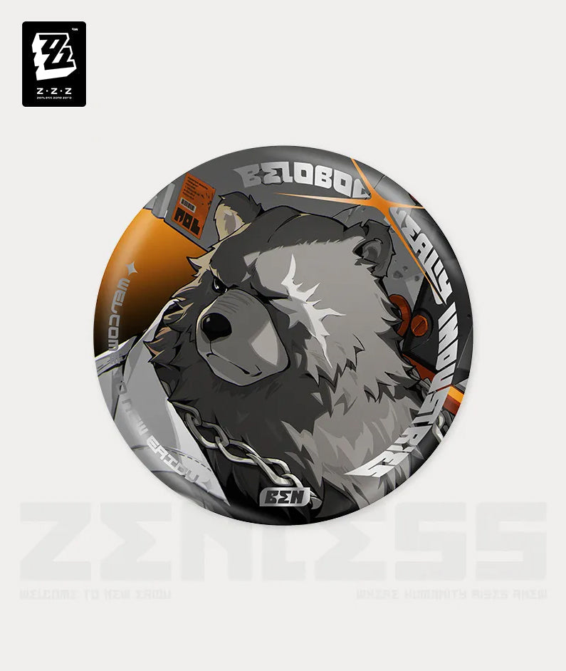 [Official Merchandise] Zenless Zone Zero Mindscape Cinema Art Belobog Heavy Characters Badges