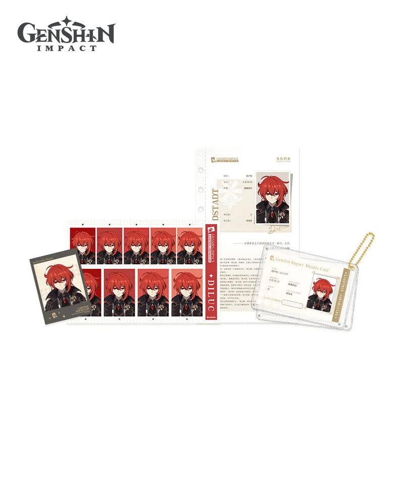 [Official Merch] Genshin Impact Lightbox Chronicles Character File Set