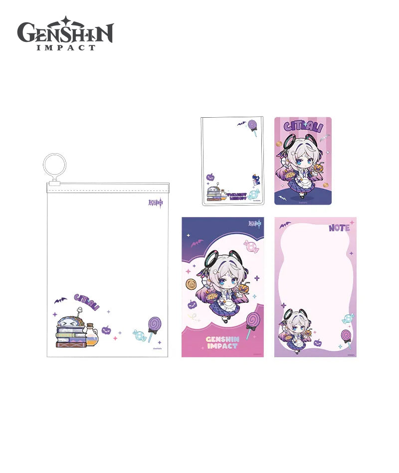 [Official Merch] Genshin Impact Twilight Whimsy Series Stationery Set