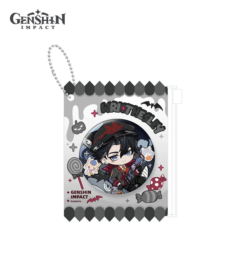 [Official Merch] Genshin Impact Twilight Whimsy Series Badge & Badge Holder Set