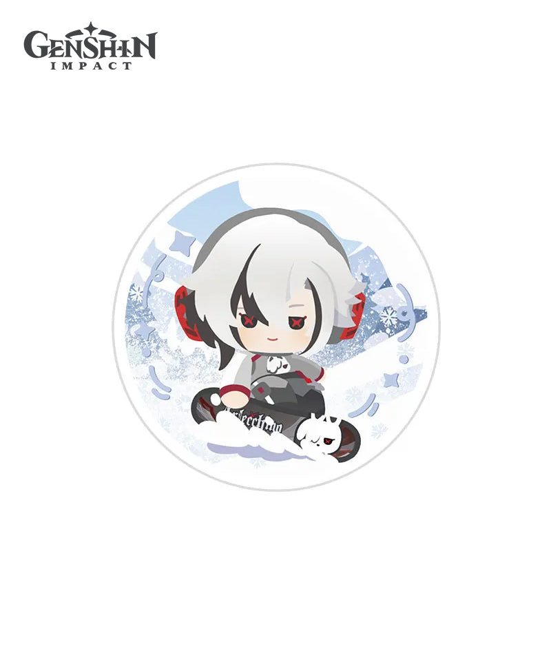 Genshin Impact Aurora Party Glitter Phone Stand