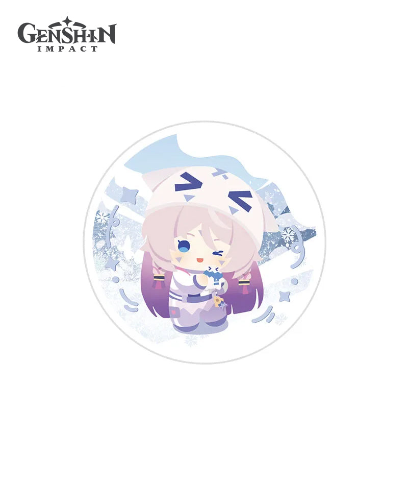 Genshin Impact Aurora Party Glitter Phone Stand