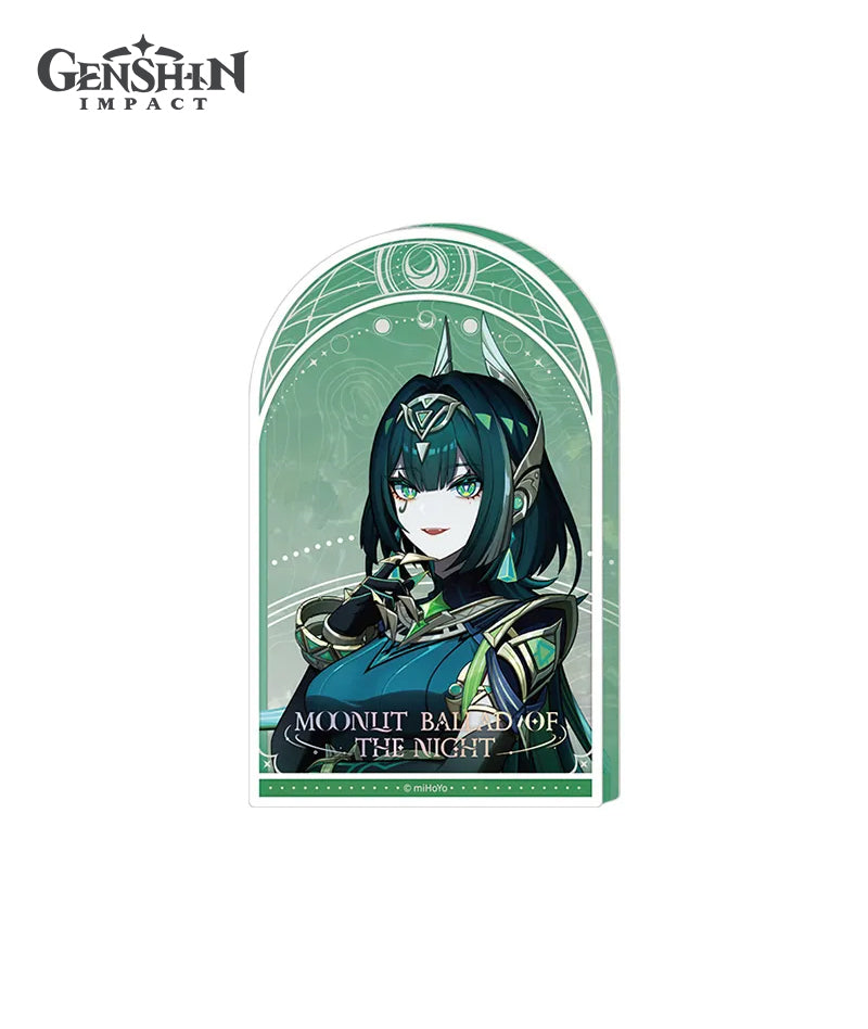 Genshin Impact Moonlit Ballad of The Night Acrylic Block