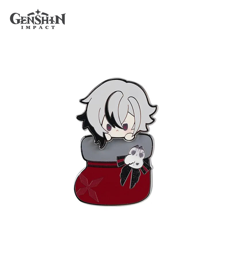 [Official Merchandise] Genshin Impact House of the Hearth Winter Metal Badge