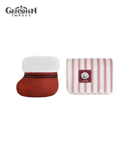 [Official Merchandise] Genshin Impact House of the Hearth Winter Pillow & Blanket Set