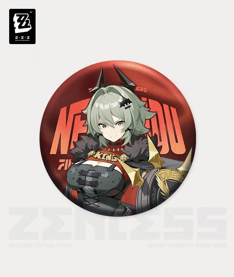 Zenless Zone Zero Sons of Calydon Character Tinplate Badge