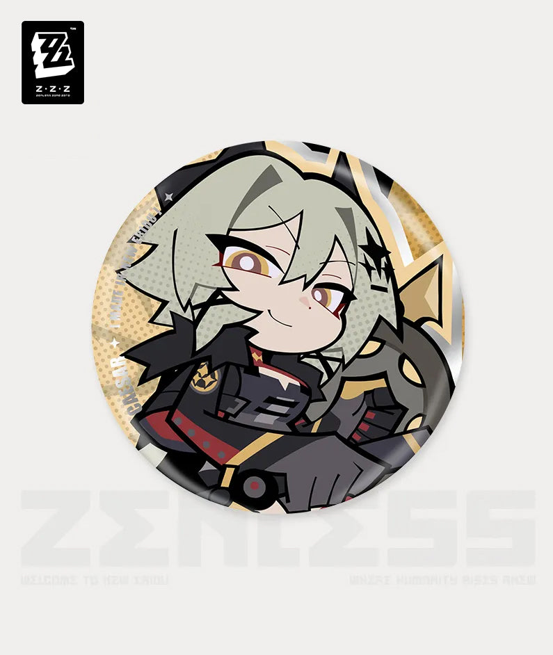 Zenless Zone Zero New Eridu Series Sons of Calydon Chibi Tinplate Badges