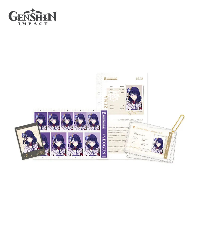 [Official Merch] Genshin Impact Lightbox Chronicles Character File Set