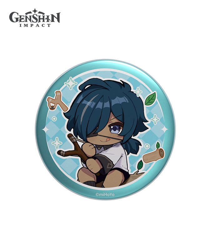 Genshin Impact Childhood Dreams Chibi Character Badge