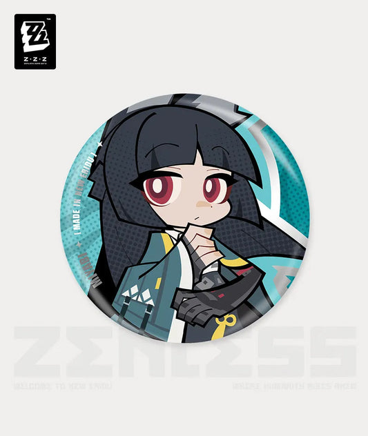 [Official Merchandise] Zenless Zone Zero New Eridu Series Section 6 Chibi Tinplate Badges