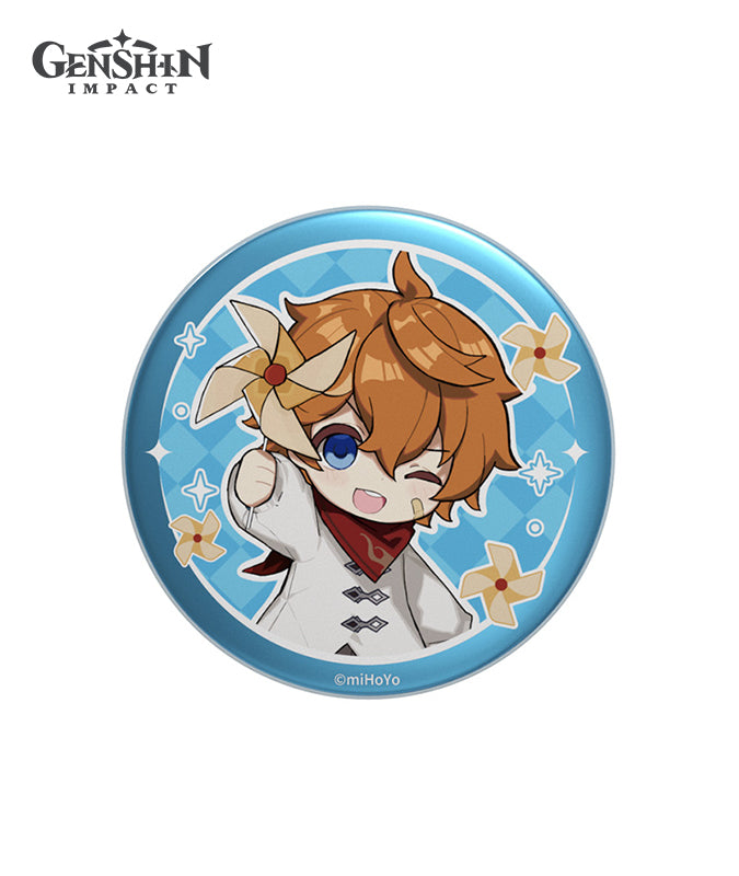 Genshin Impact Childhood Dreams Chibi Character Badge